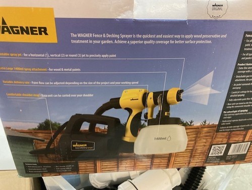 Wagner paint sprayer - fence, &
