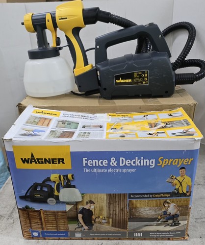 Wagner fence decking sprayer - fence,