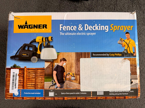 Wagner fence decking - decking, sprayer