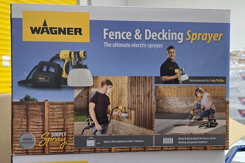 Wagner fence decking - fence, paint
